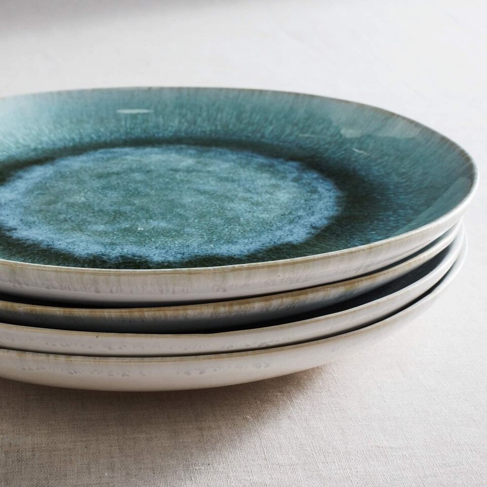 Reactive Glaze Stoneware Dinnerware Sets West Elm Australia